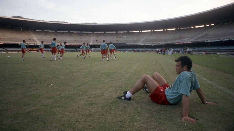 Arsenio, correteando por Maracaná.