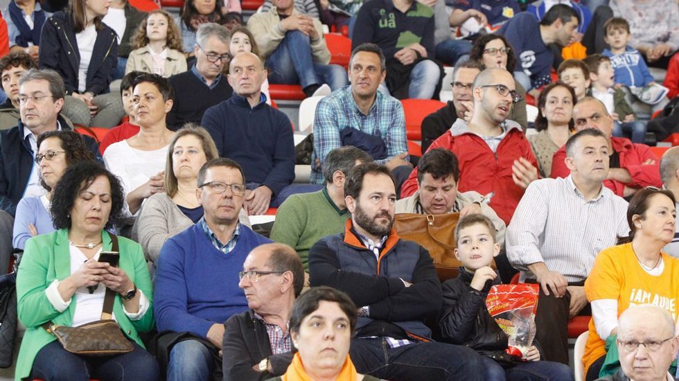 Afición del Basquet Coruña-Melilla, segundo partido de los play off por el ascenso a la Liga ACB