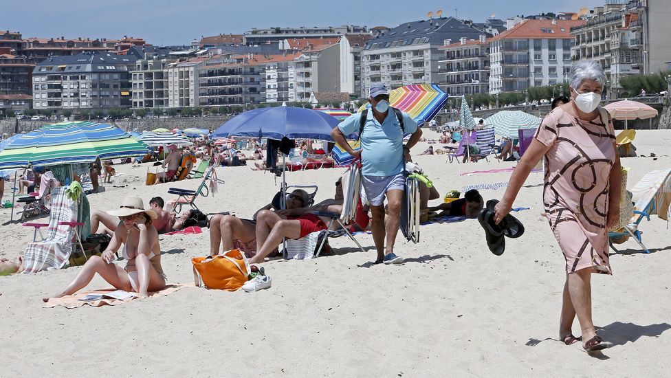 Sanxenxo. Playa de Silgar