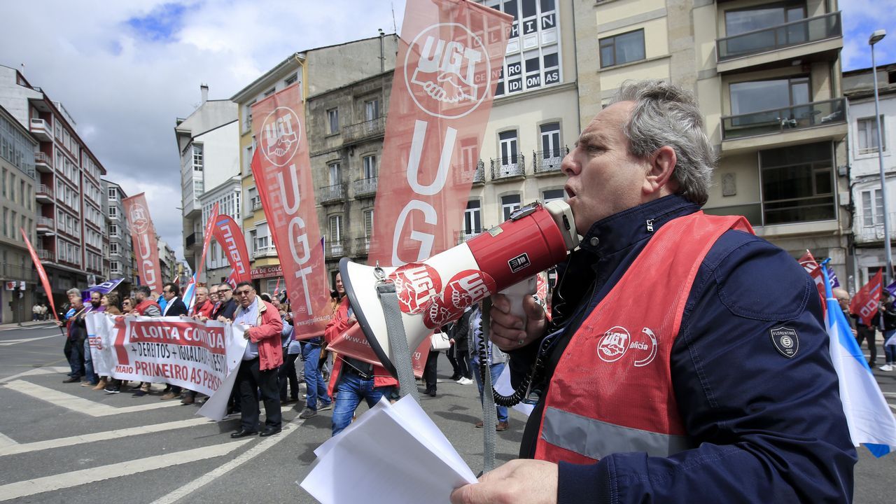 Manifestación del 1 de mayo en Lugo