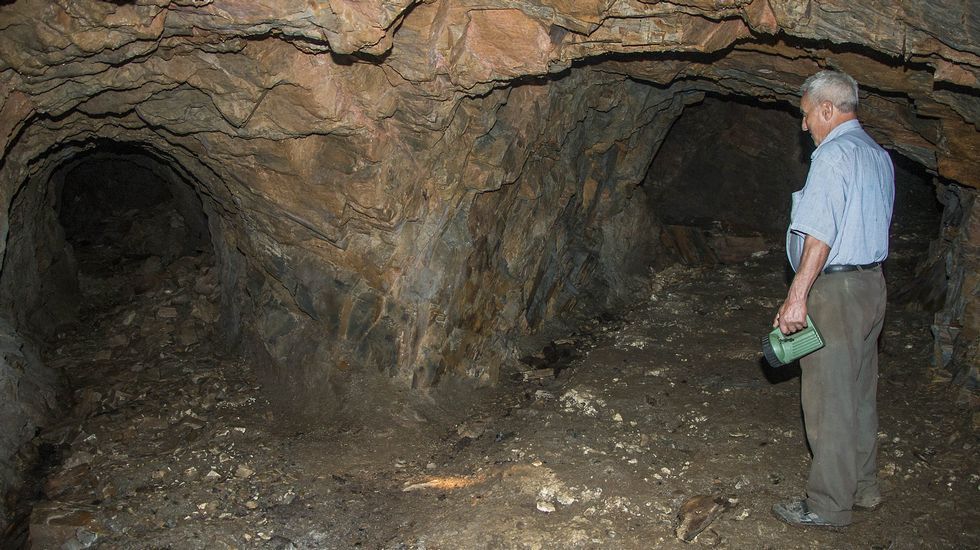 Galerías de las minas de Freixo, en Monforte