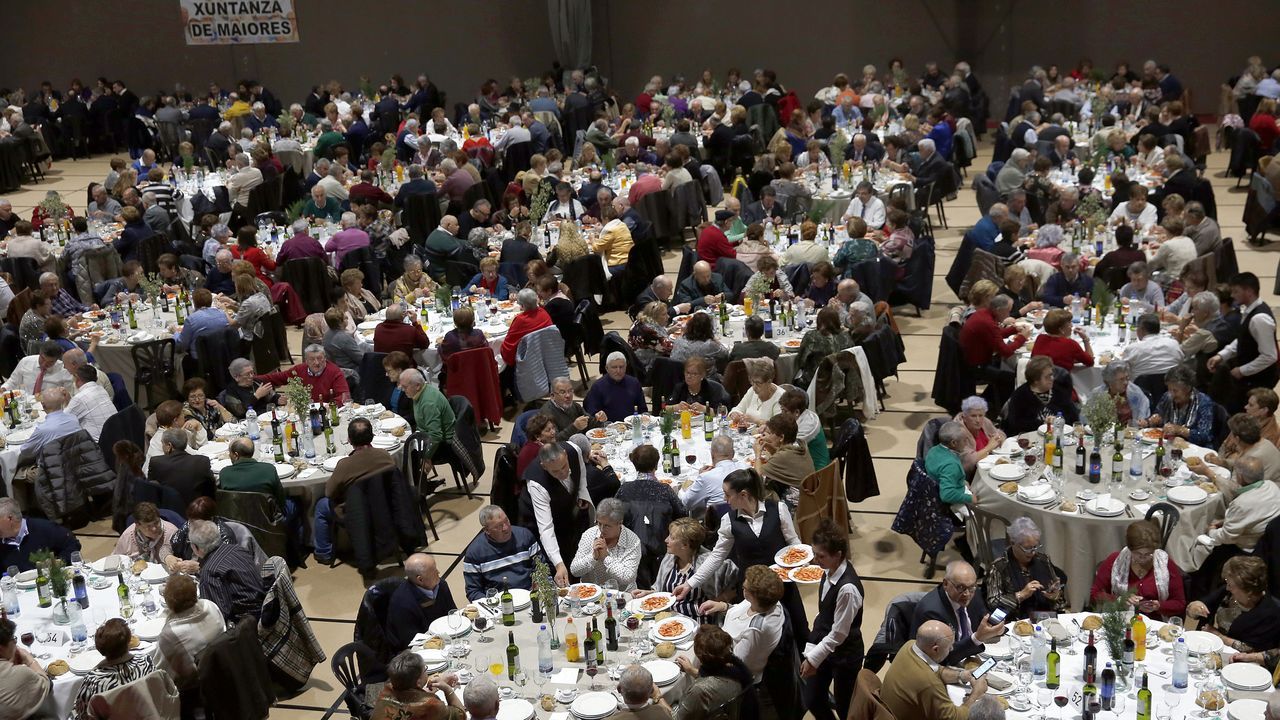 Comida de los mayores en la Fieiteira 2019