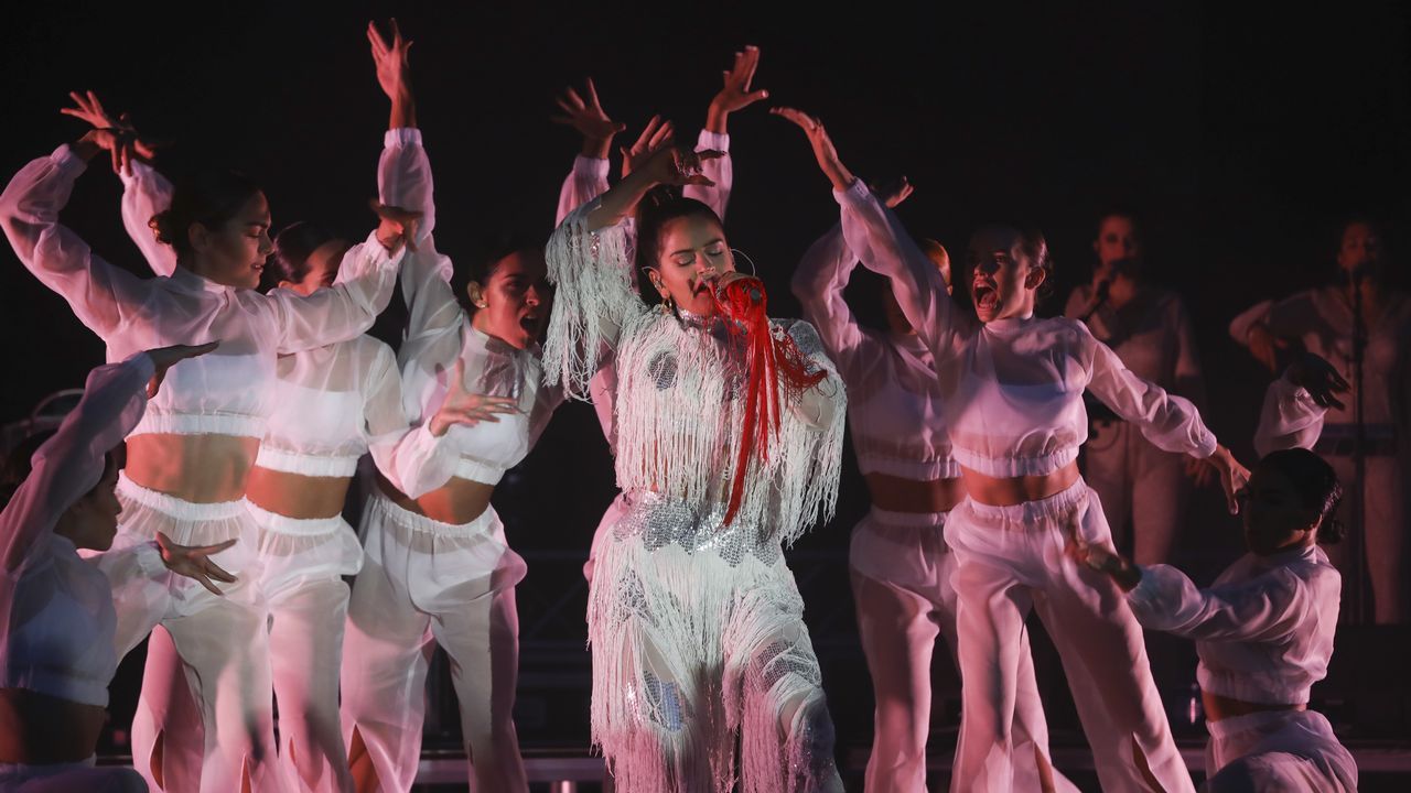 Concierto de Rosalia en Santiago. Fiestas del Apóstol
