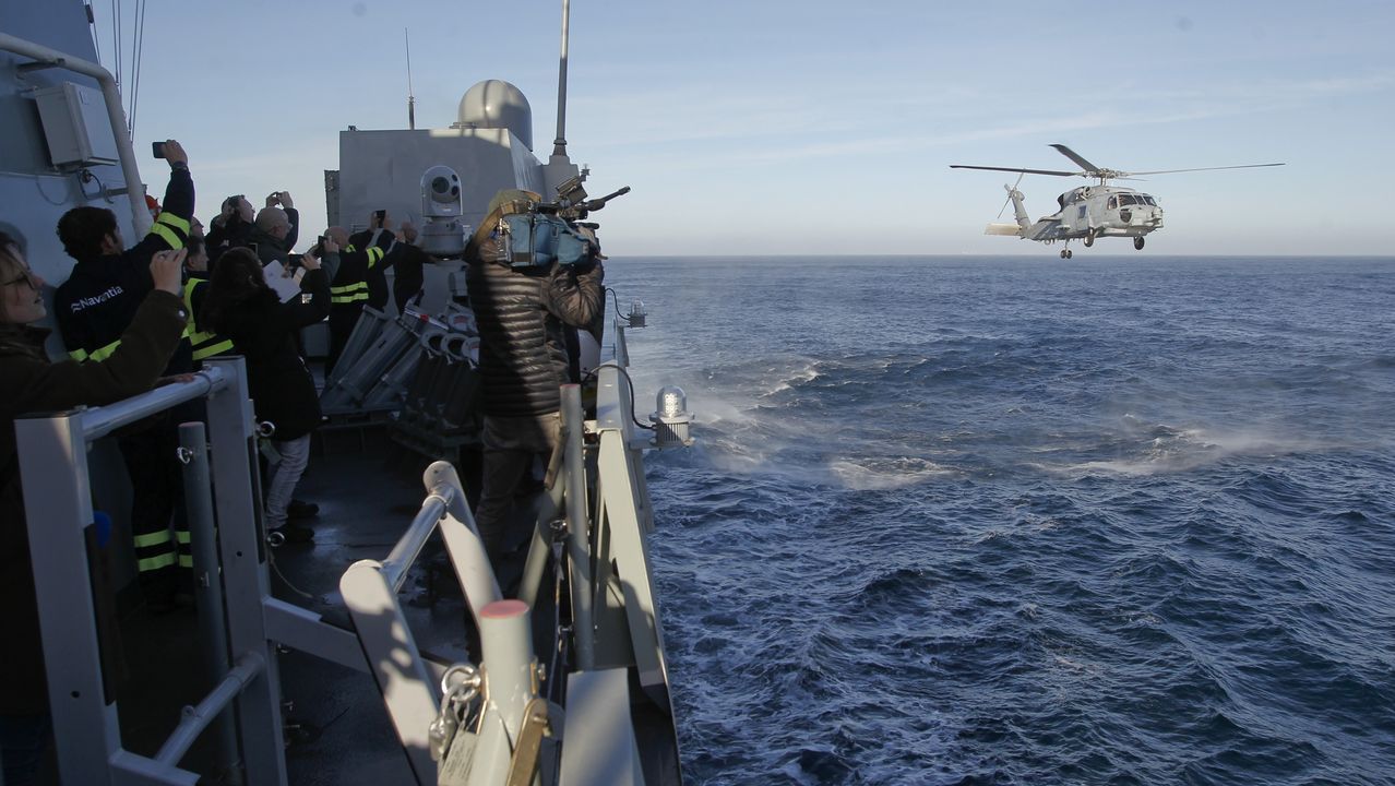 Las pruebas del «Furor» comenzaron a primera hora de esta mañana; en el barco viajan 87 personas
