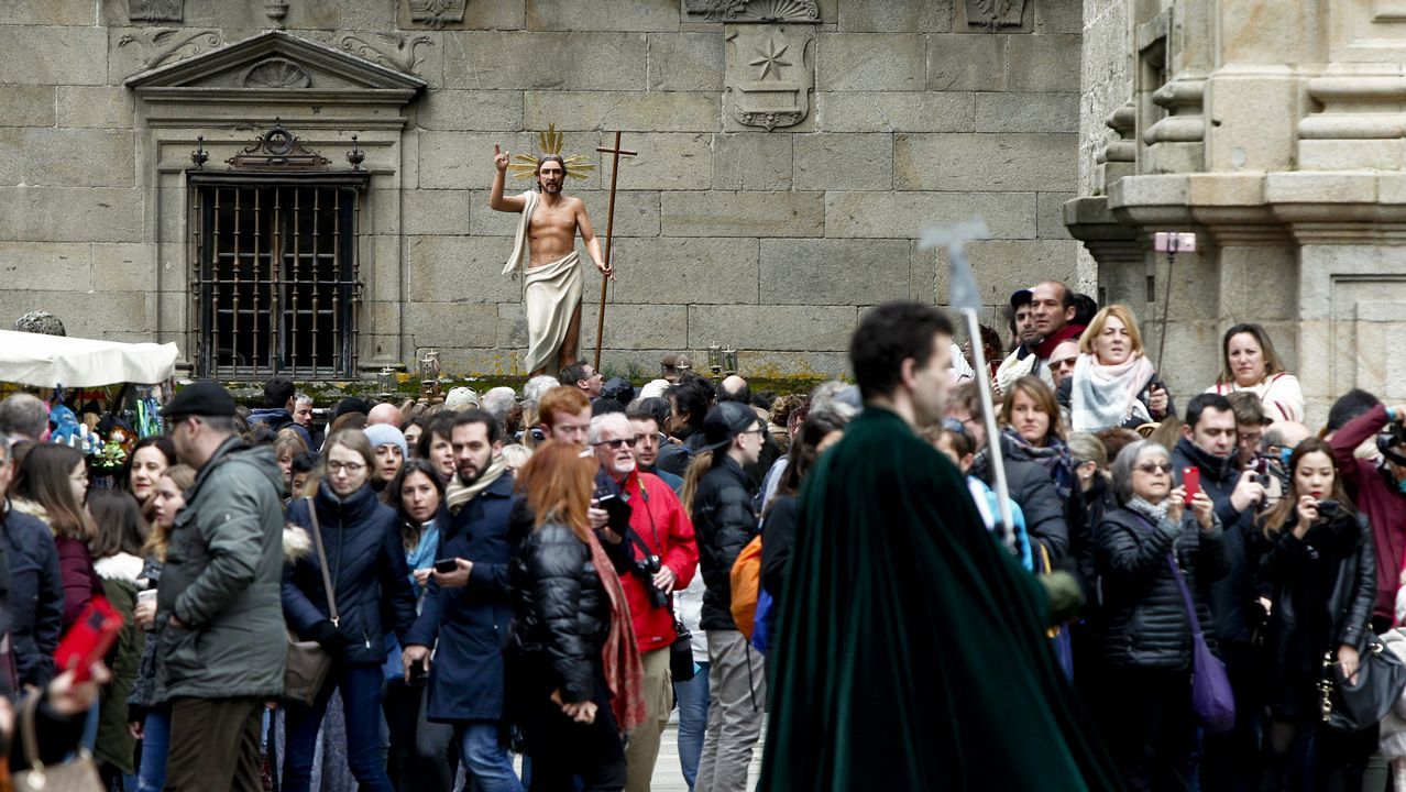 Procesión del Santo Encuentro en Santiago