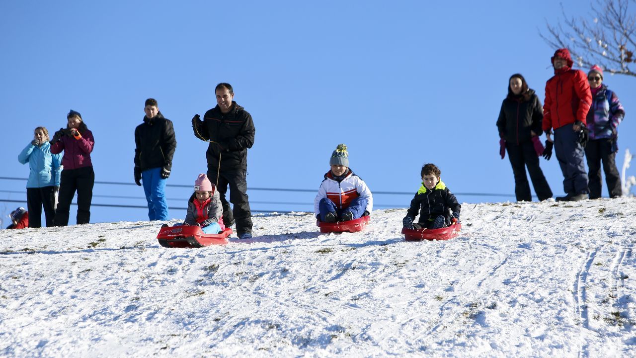 O Cebreiro es actualmente el lugar que más visitantes recibe atraídos por la nieve