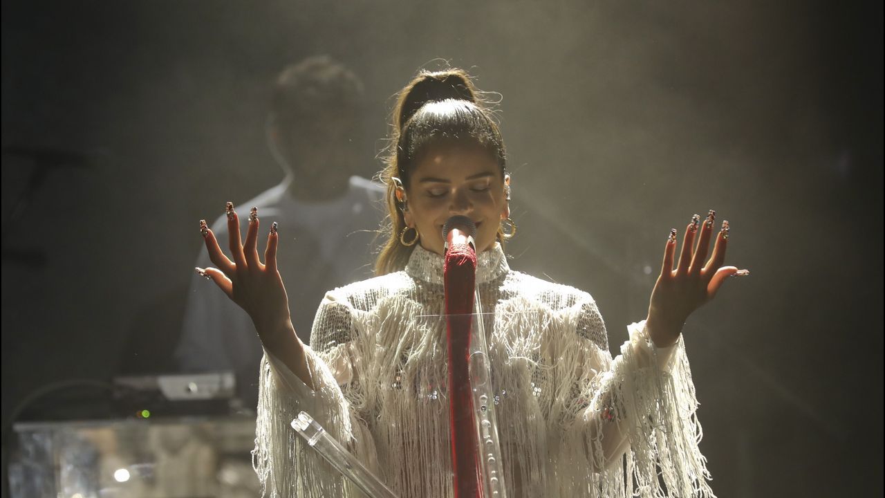 Concierto de Rosalia en Santiago. Fiestas del Apóstol
