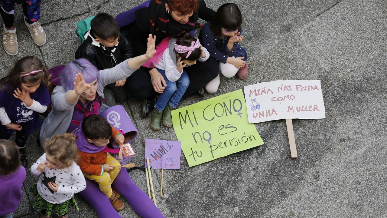 Las imágenes del 8M en Ourense