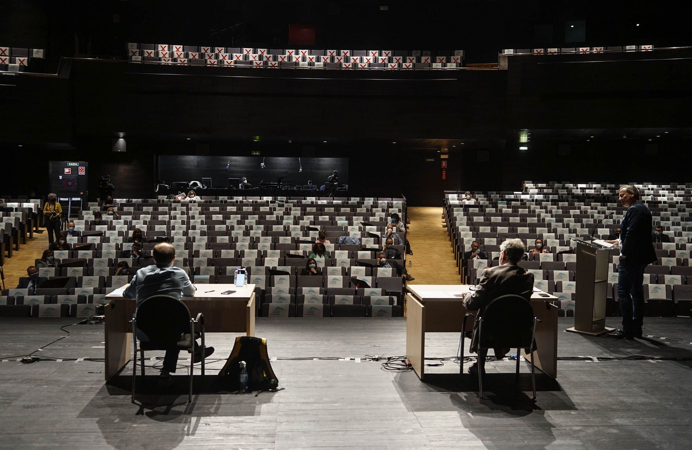 Pleno municipal do Concello de Ourense na era COVID-19. 14/06/2021