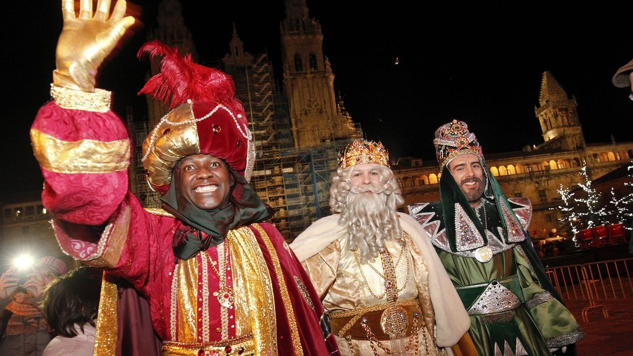 Gaspar en las calles compostelanas