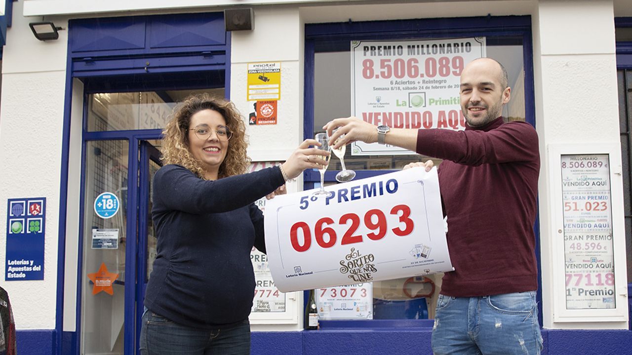 Los nuevos responsables de la administración de Guitiriz se estrenaron en el sorteo con un quinto premio