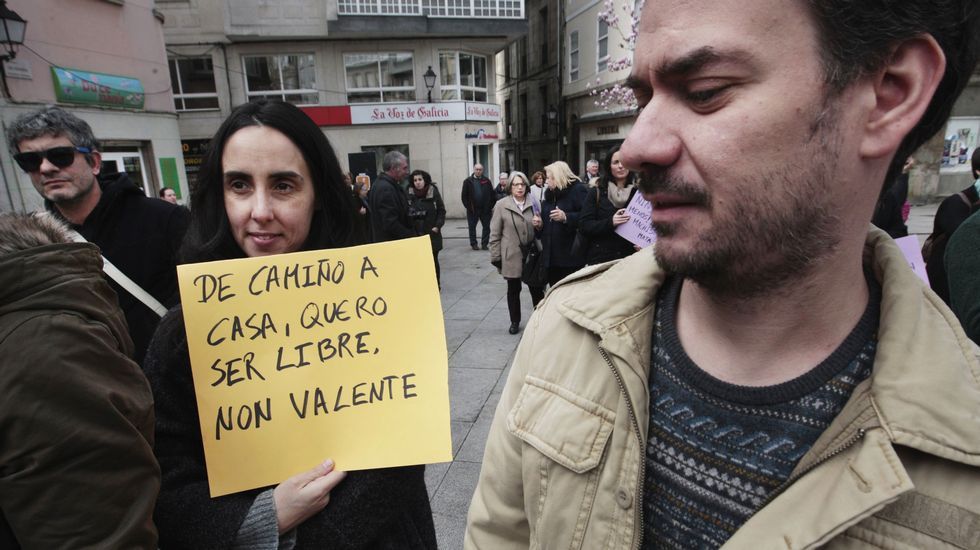 Manifestación en Monforte