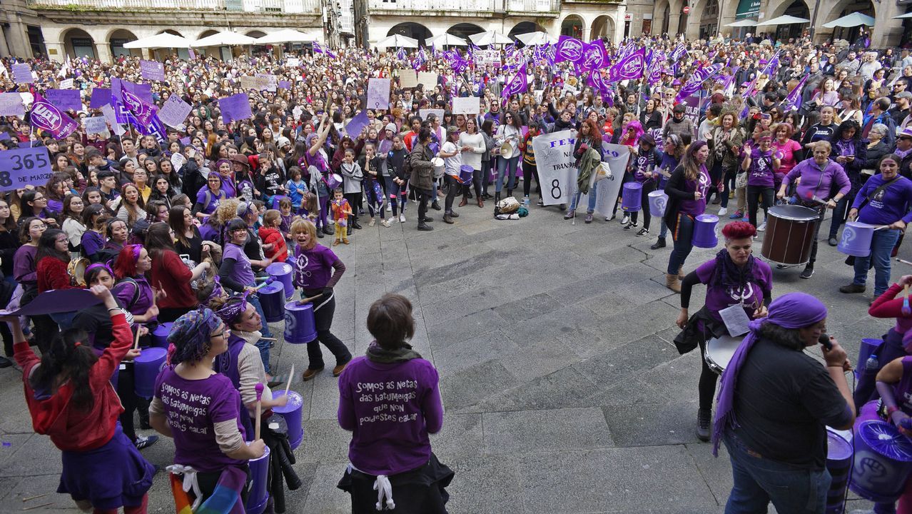 Las imágenes del 8M en Ourense