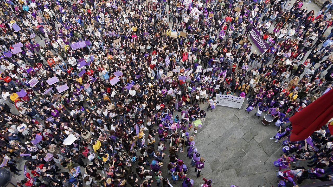 Las imágenes del 8M en Ourense