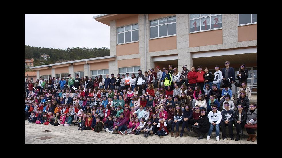 Actividad de sensibilización en el colegio Cabo da Area, de Laxe