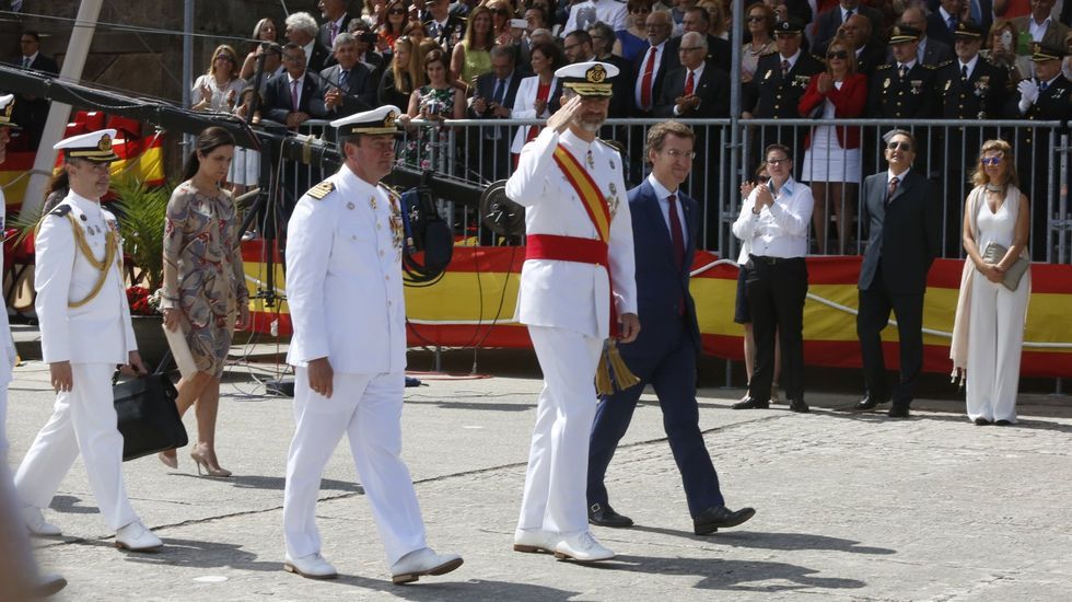Felipe VI en Marín
