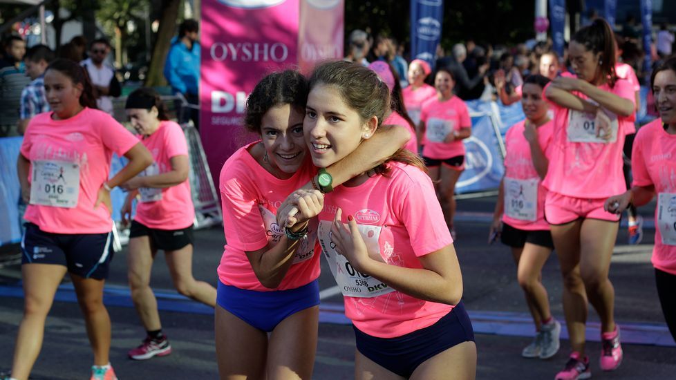 La boxeadora Marta Brañas, participante en la carrera de la mujer