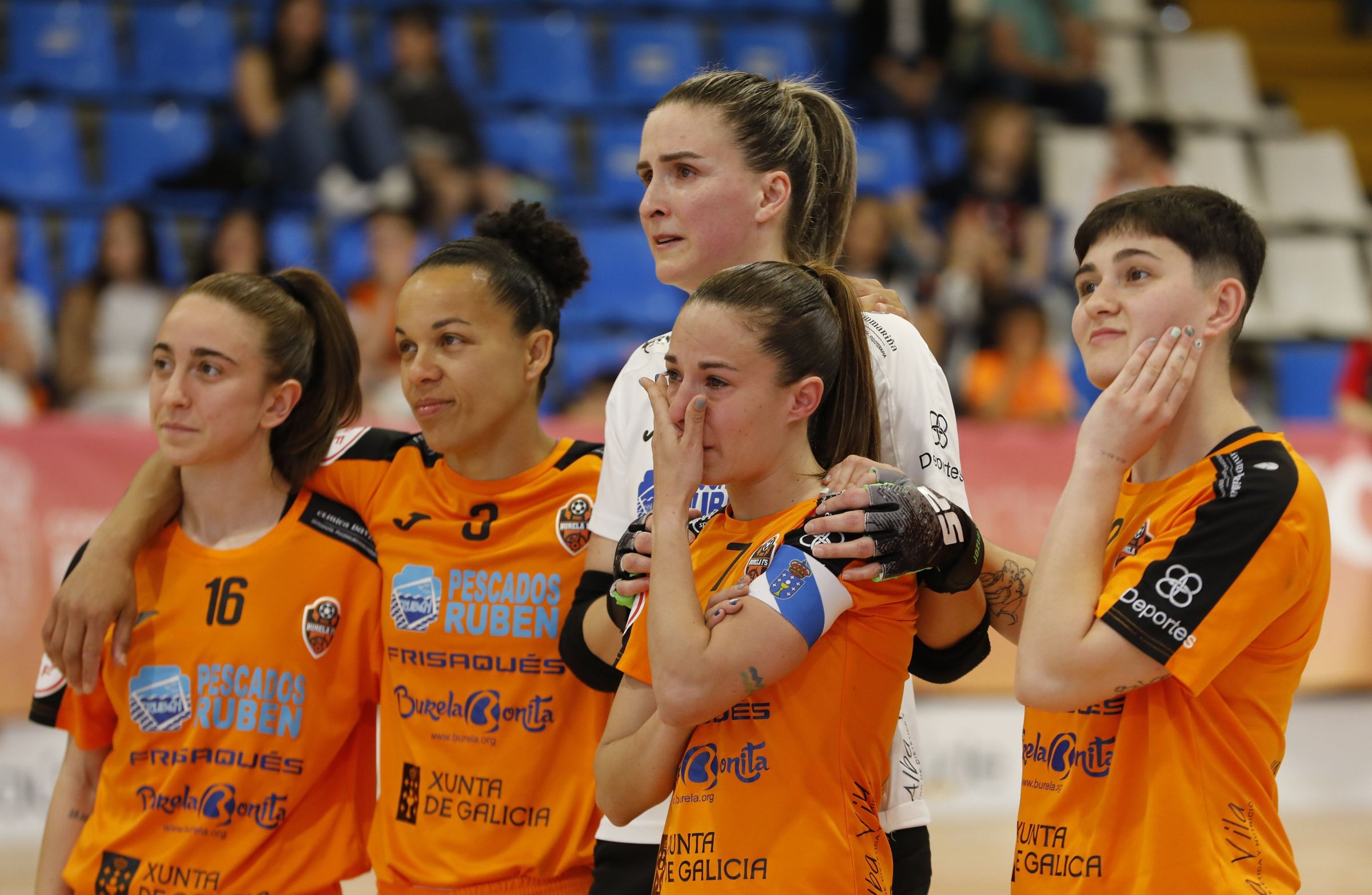 Homenaxe de despedida � Peque, capitana do Pescados Rub�n Burela FS. 20/05/2023