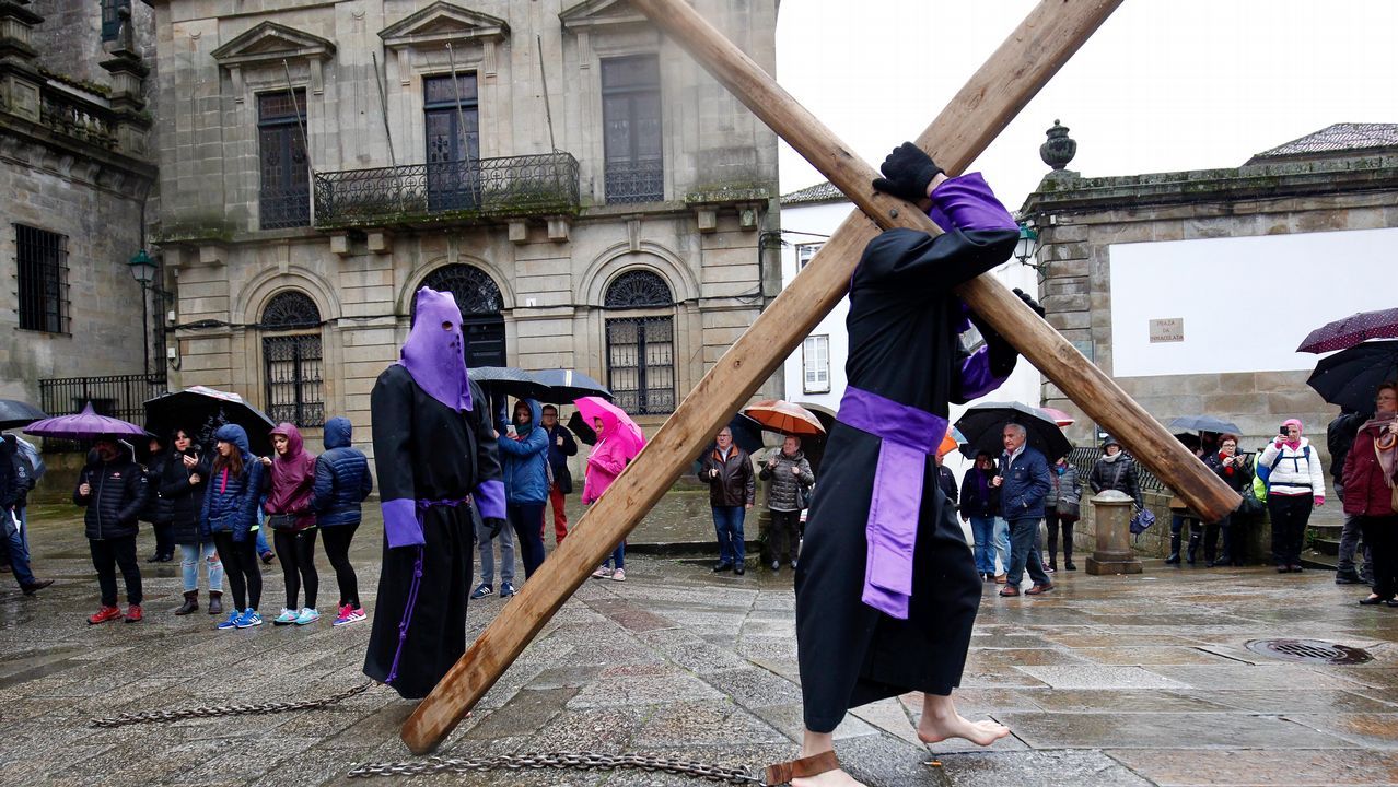 Procesión del Santo Encuentro en Santiago