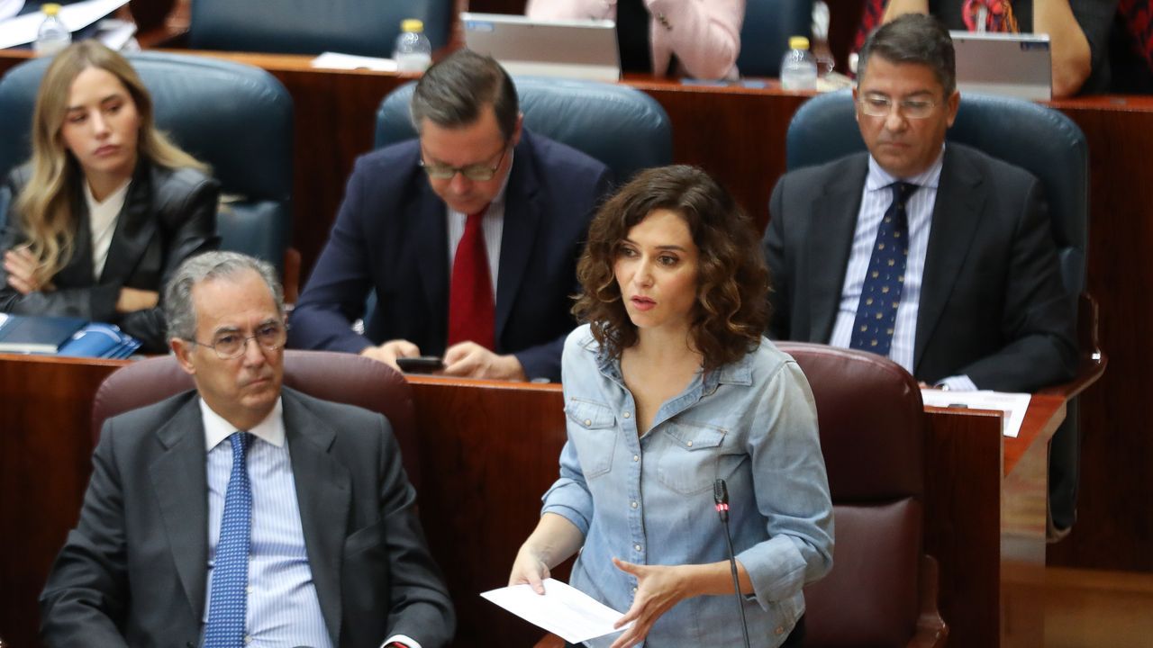 La presidenta de la Comunidad de Madrid, Isabel D�az Ayuso.