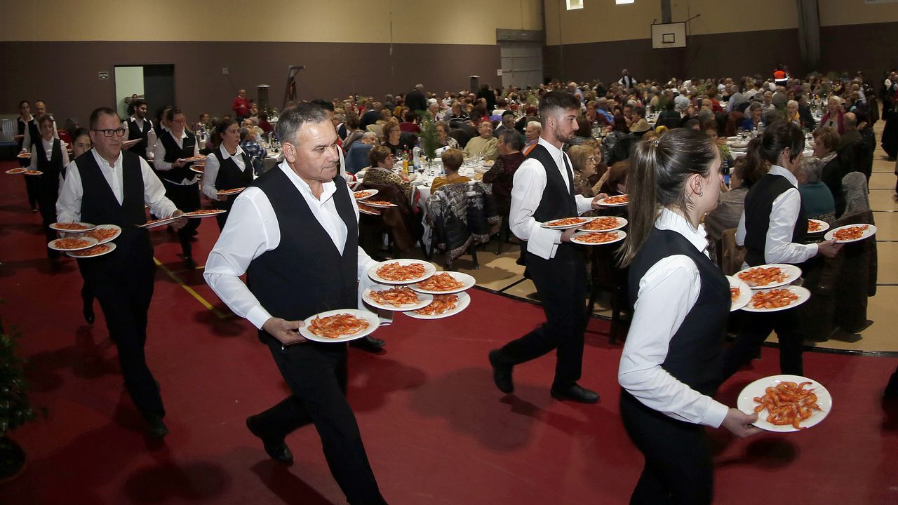 Comida de los mayores en la Fieiteira 2019