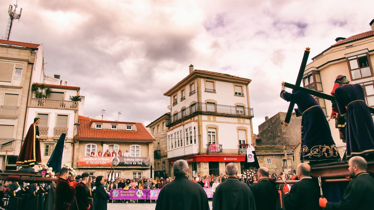 Viernes Santo en la comarca del Barbanza 2019