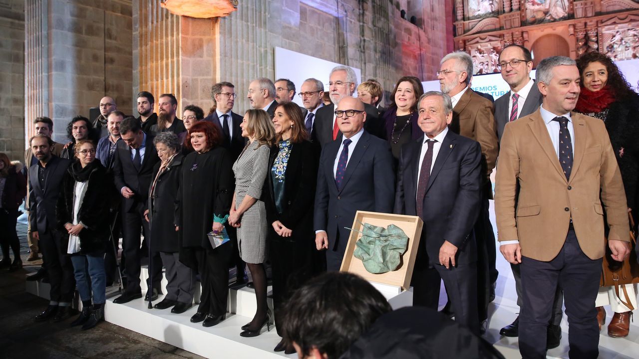 O mosteiro de Montederramo acolleu a entrega dos premios da Cultura Galega