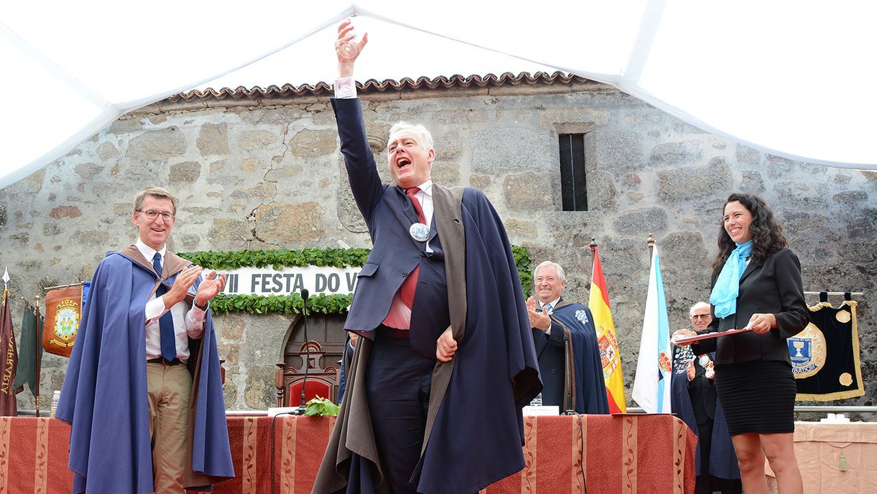 Simon Manley, embajador de Reino Unido en España y ahora también del albariño