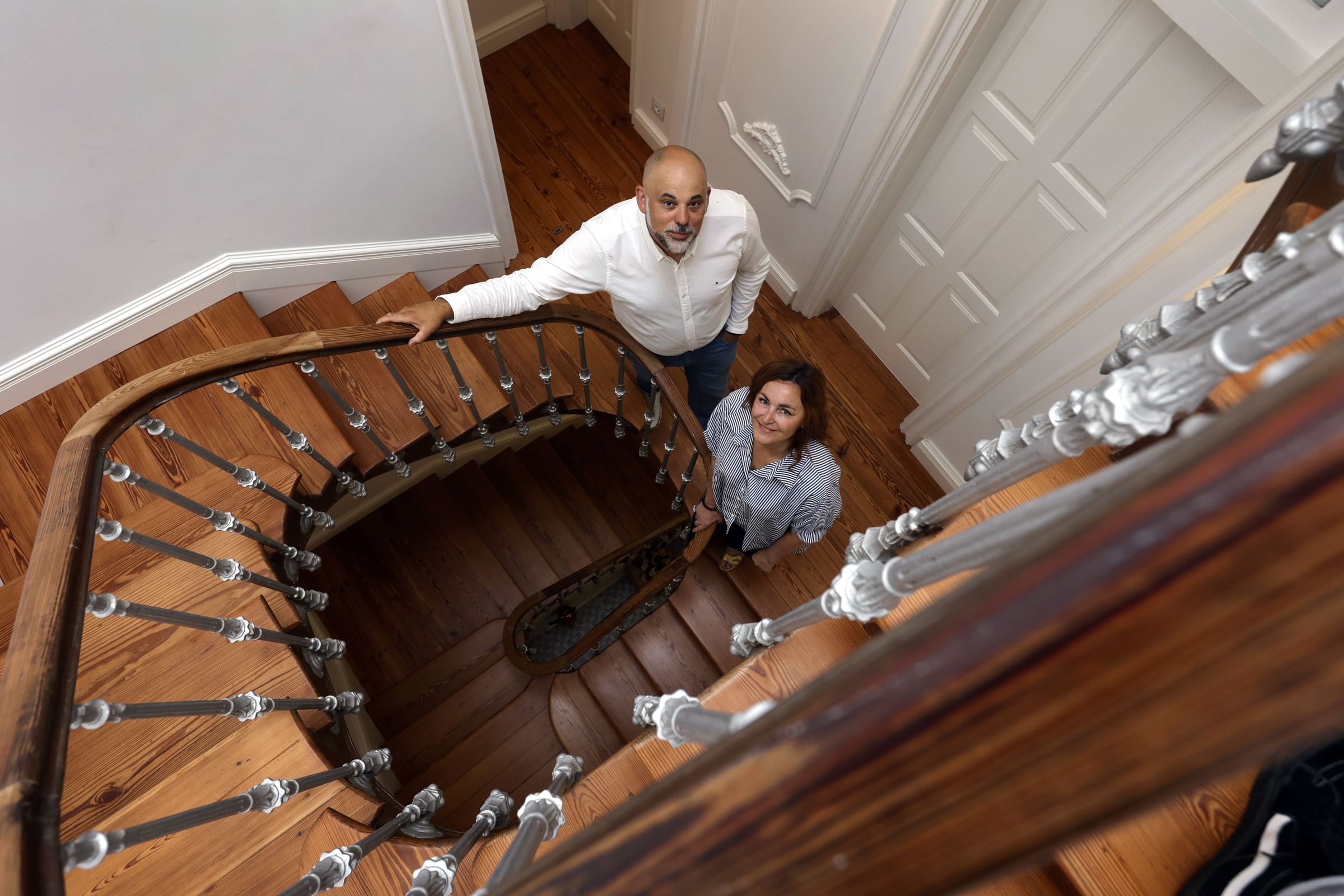 Patricia Leiro e Henrique Silva propietarios do hotel rural Villa Boutique 1880. 24/05/2025