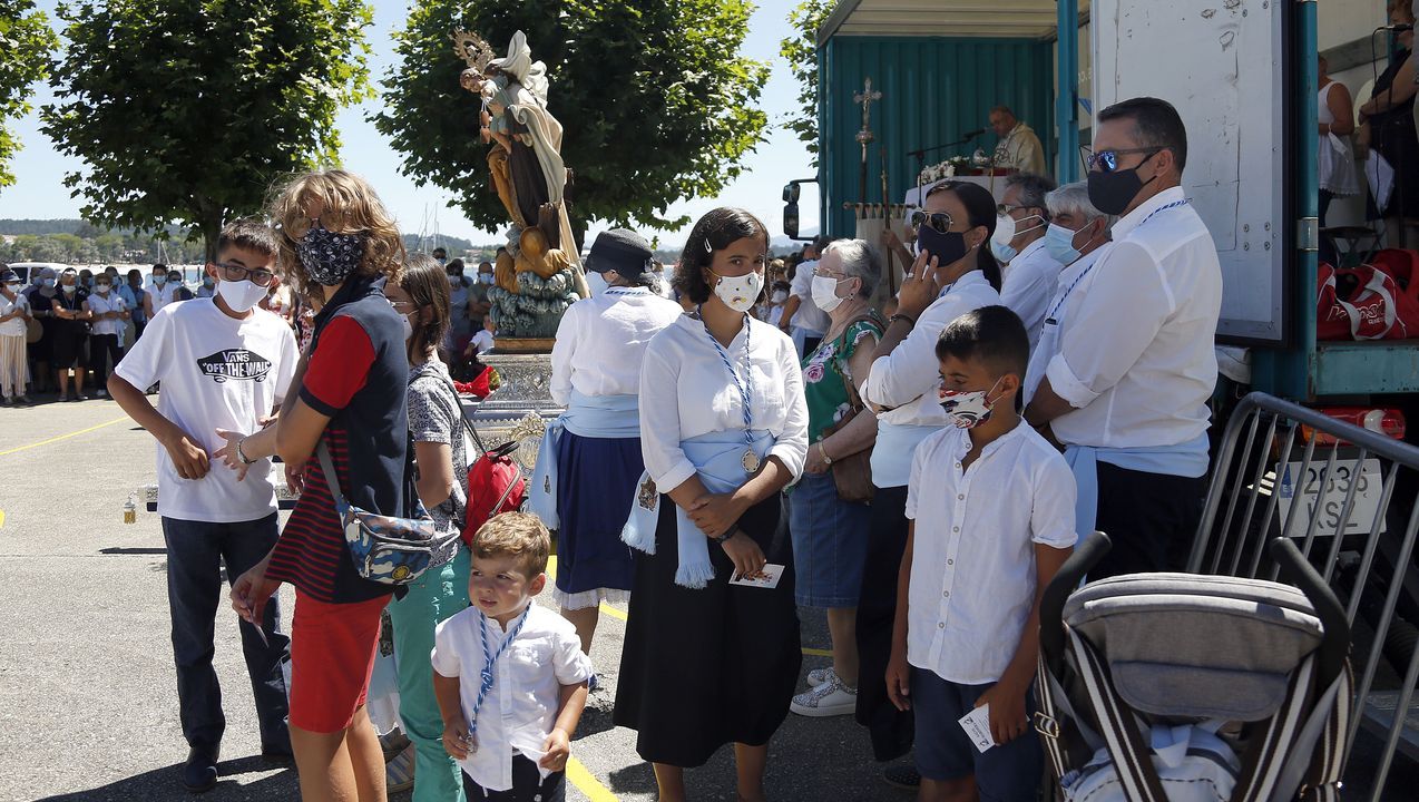 Procesión del Carmen en Lampón 2020