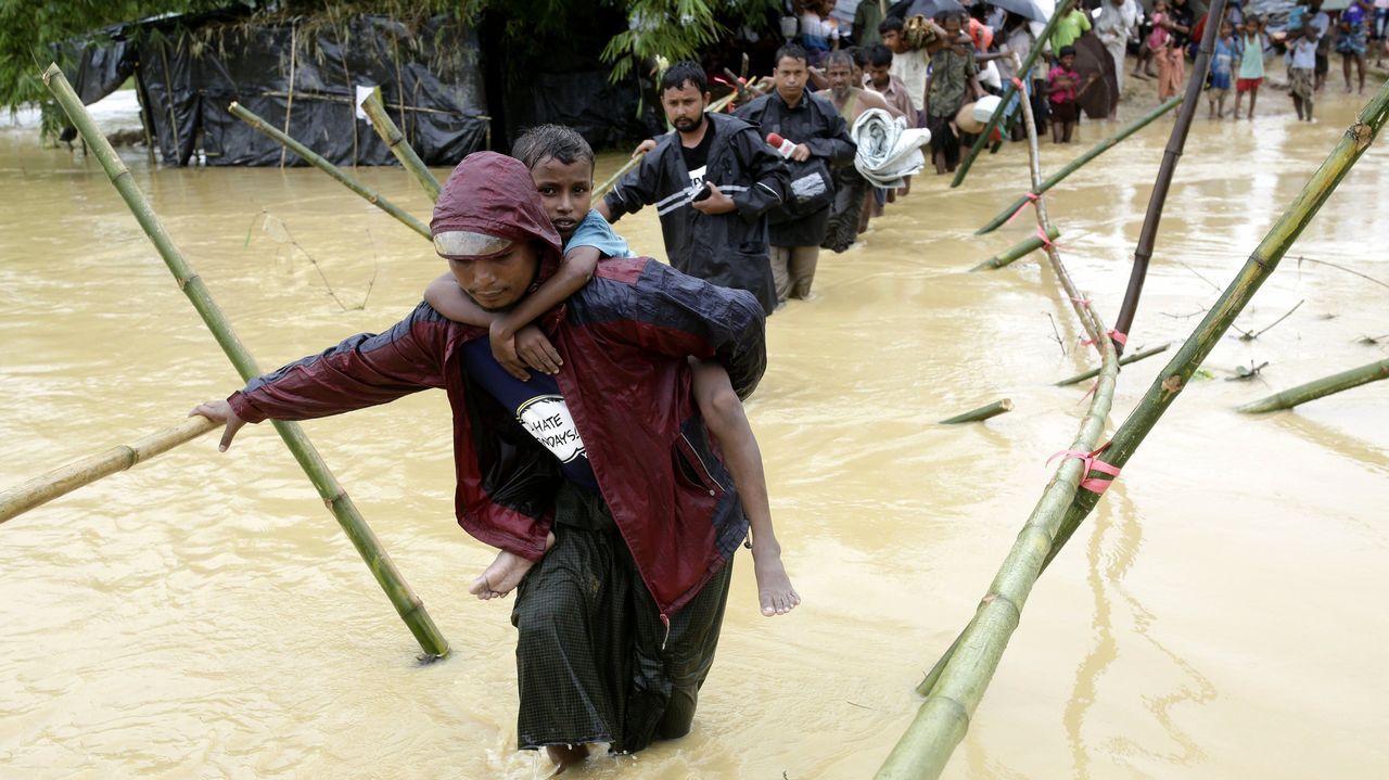 Campo de refugiados en Bangladés