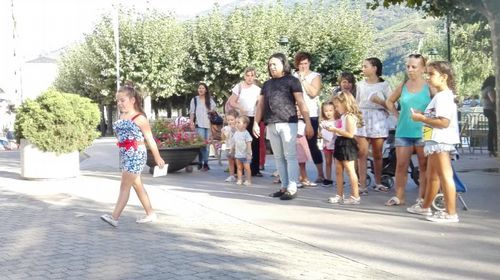 Cerca de 50 niños participaron en las pruebas para desfilar para el CCA de O Barco