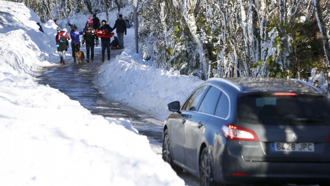 O Cebreiro es actualmente el lugar que más visitantes recibe atraídos por la nieve