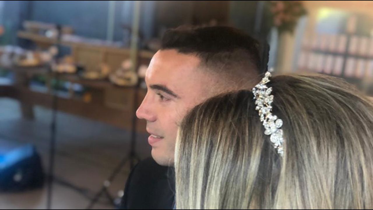 Vicente Iborra, con su pareja