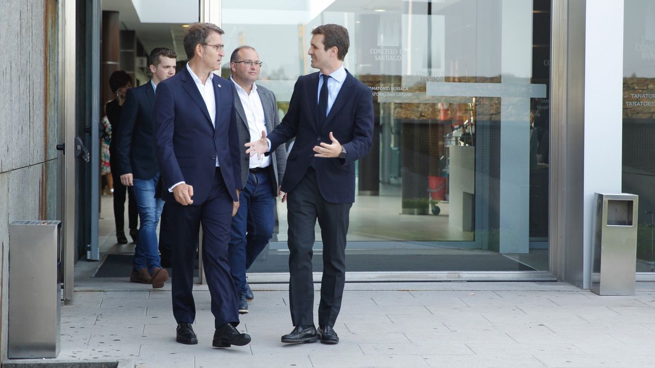 Feijoo y Pablo Casado