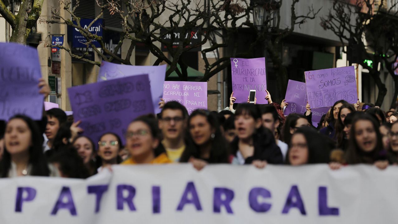 Las imágenes del 8M en Ourense