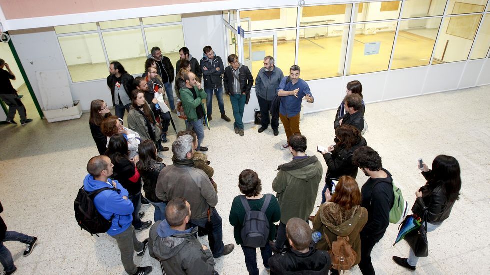 Espacio por el que se abrirá un sendero para acceder al parque de Belvís