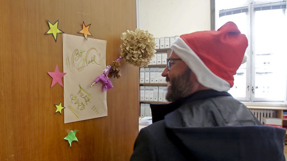 Decoración navideña en la Diputación de Pontevedra