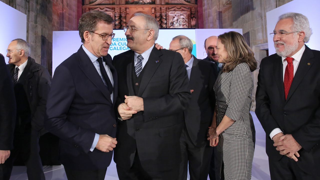 O mosteiro de Montederramo acolleu a entrega dos premios da Cultura Galega
