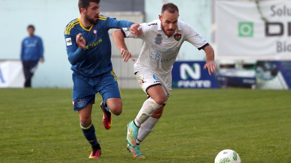 Partido de fútbol Segunda B entre Boiro y Celta B