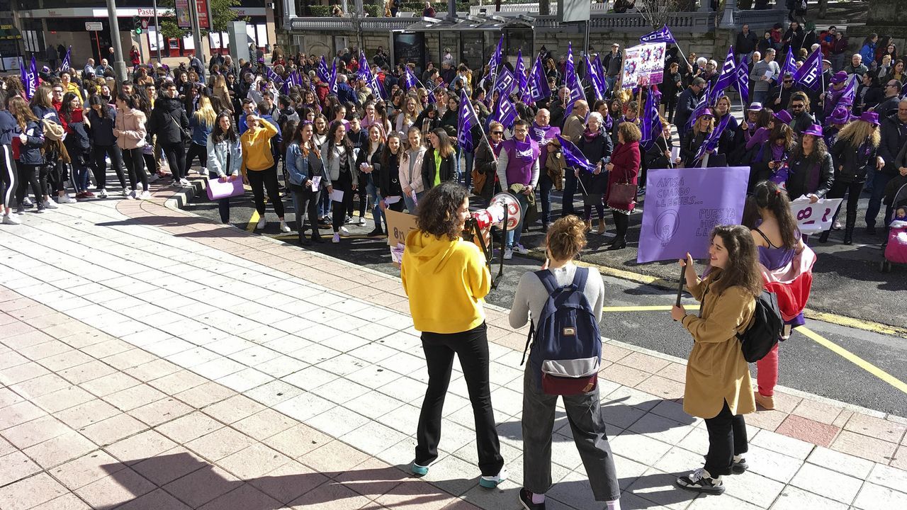Las imágenes del 8M en Ourense
