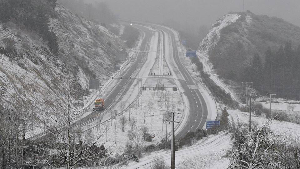 Autovía A-6 en Becerreá