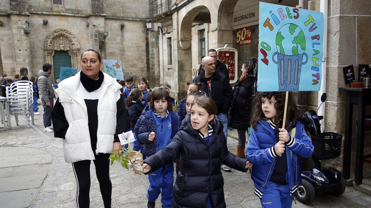 Voz Natura final del colegio Jaime Balmes, entrega de brotes de hortalizas de su huerto escolar 2020