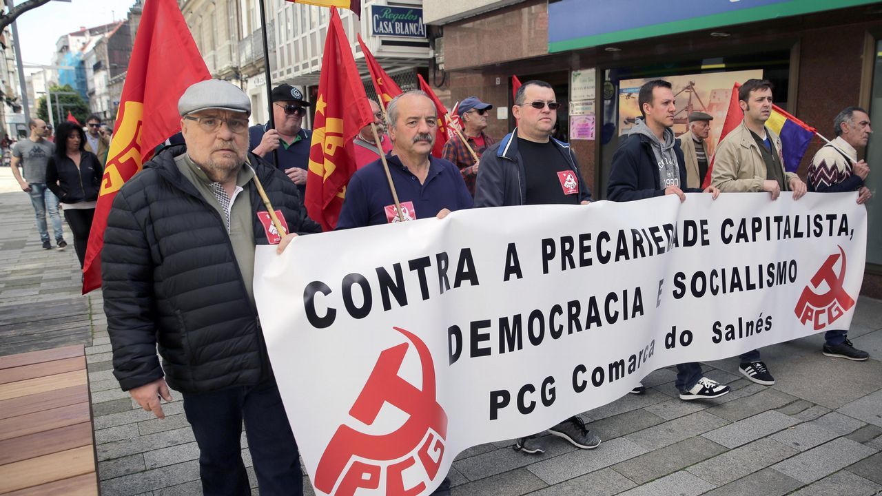 Manifestaciones en Arousa