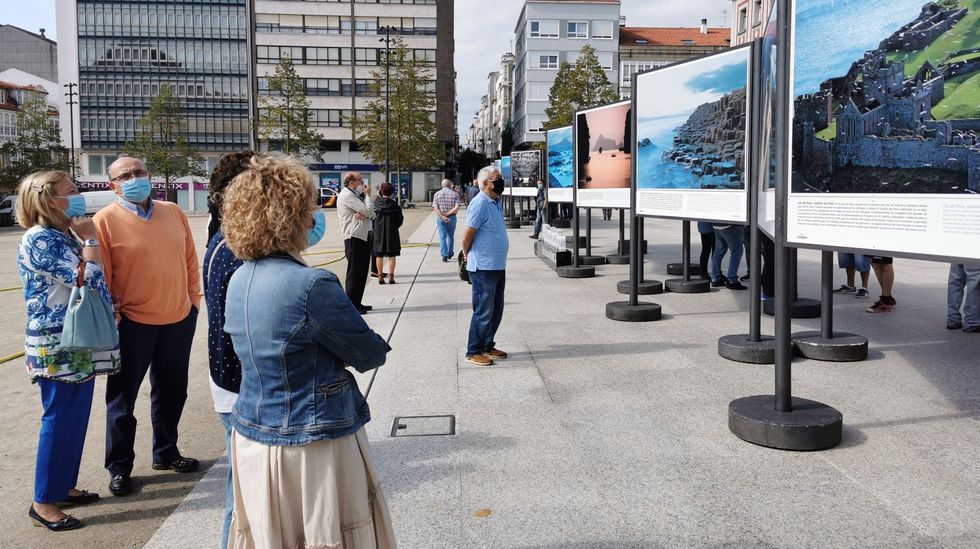 Exposición de Afundacion en la plaza de Armas en septiembre