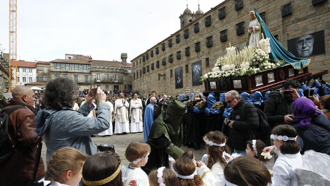 Procesión del Santo Encuentro en Santiago