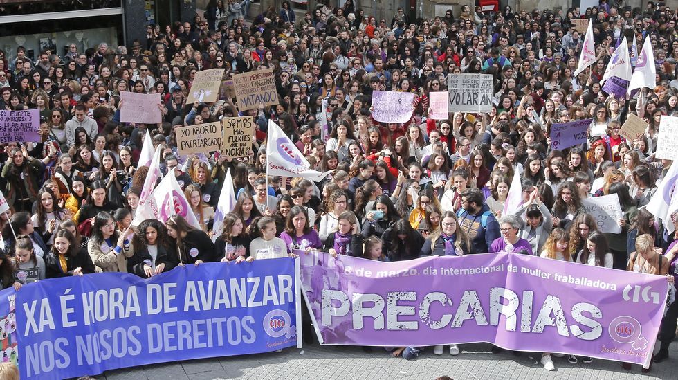 Concentración del 8M. Día de la Mujer