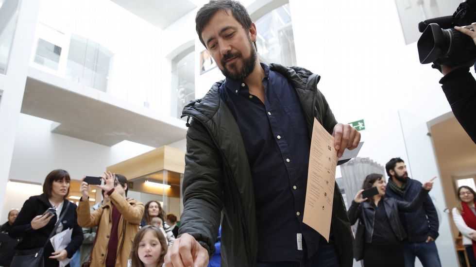 Antón Gómez Reino, candidato de En Marea por A Coruña.