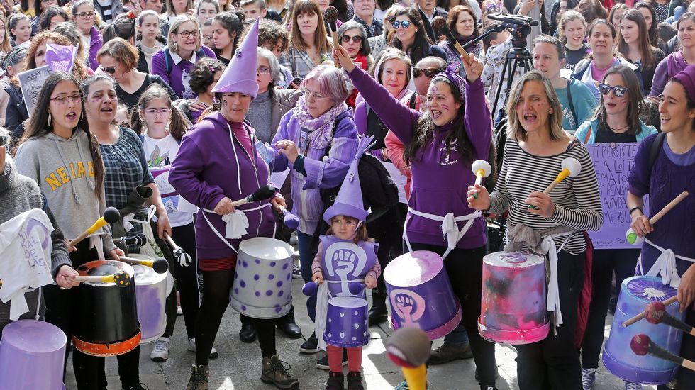 Condentración del 8M. Día de la Mujer