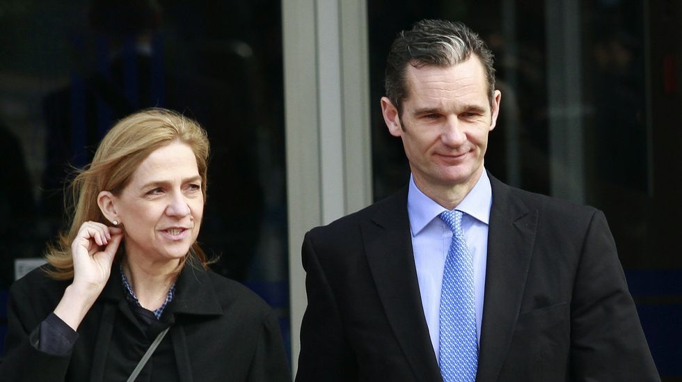 La infanta Cristina e Iñaki Urdangarin, tras la segunda sesión del juicio por el caso Nóos